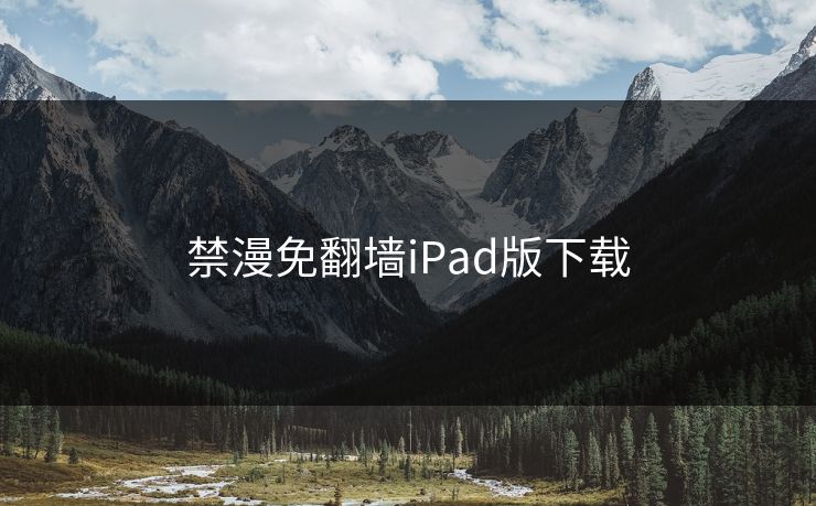 禁漫免翻墙iPad版下载